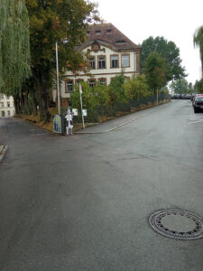 Sternwartstraße Zugang Stollenanlagen, E.T.A. Hoffmann Gymnasium